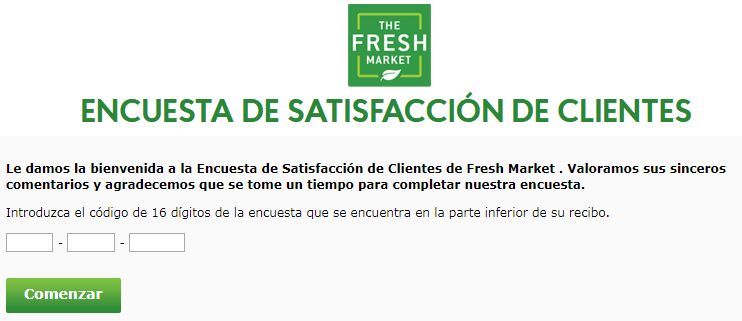 Fresh Market Survey in Spanish