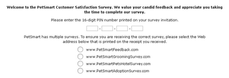 PetSmart Survey